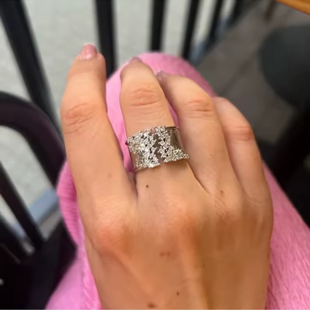 Couture Gold Adjustable Ring - Picture 5 of 11